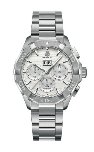 TAG Heuer Aquaracer 300M Calibre 45 43 Stainless Steel / Silver / Bracelet